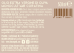 Olio extra vergine di oliva - Monocultivar 0,5 Lt- Coratina - immagine 5