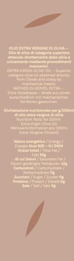 Bag In Box 3 Lt. Olio Extra Vergine di oliva 100% Italiano Estratto a freddo "Coratina" - immagine 2