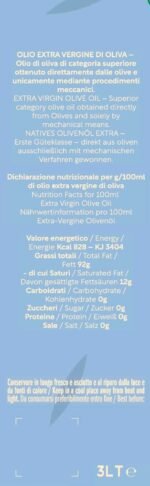 Bag In Box 3 Lt. Olio Extra Vergine di oliva 100% Italiano Estratto a freddo "DOP" - immagine 2