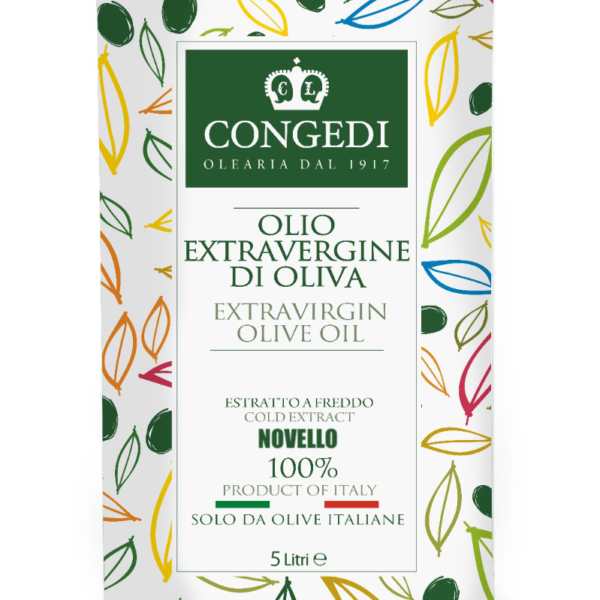 Extra Virgin Olive Oil Extract - Cold Extraction Novello-5 l