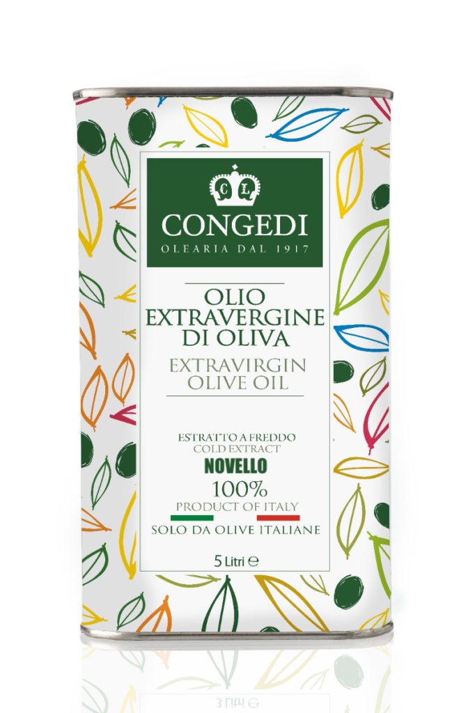 Extra Virgin Olive Oil Extract - Cold Extraction Novello-5 l